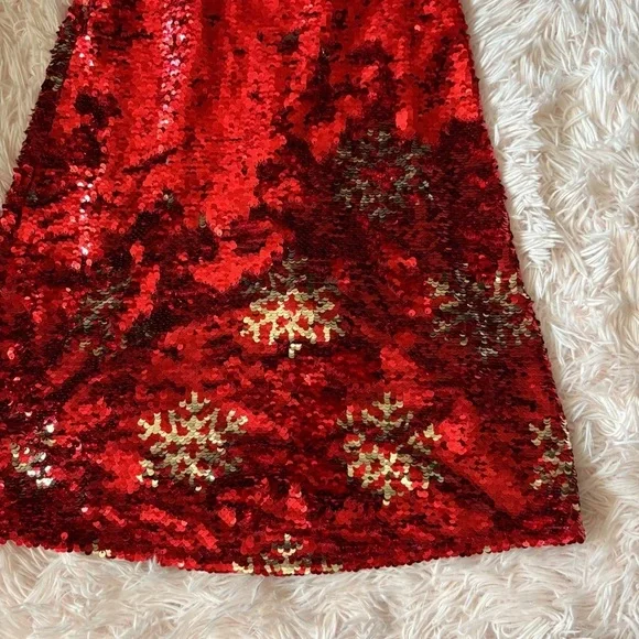 cat and jack red sequin dress Girls' Sequin Tulle Sleeveless Dress